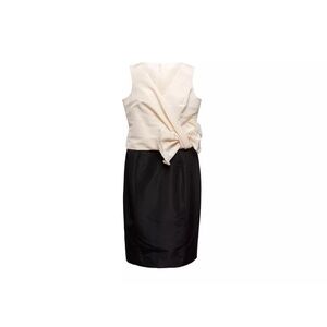 Carolina Herrera Formal Cocktail Dress Size 12 100% Silk Like New